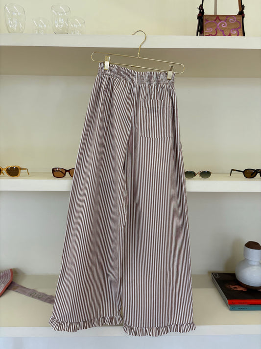 REMI PANT BROWN STRIPES