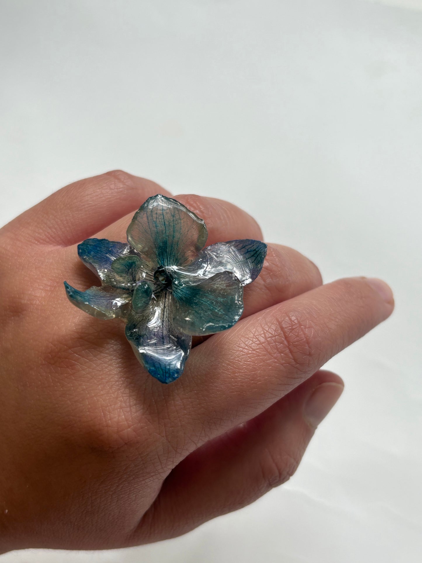 BLUE ORCHID RING