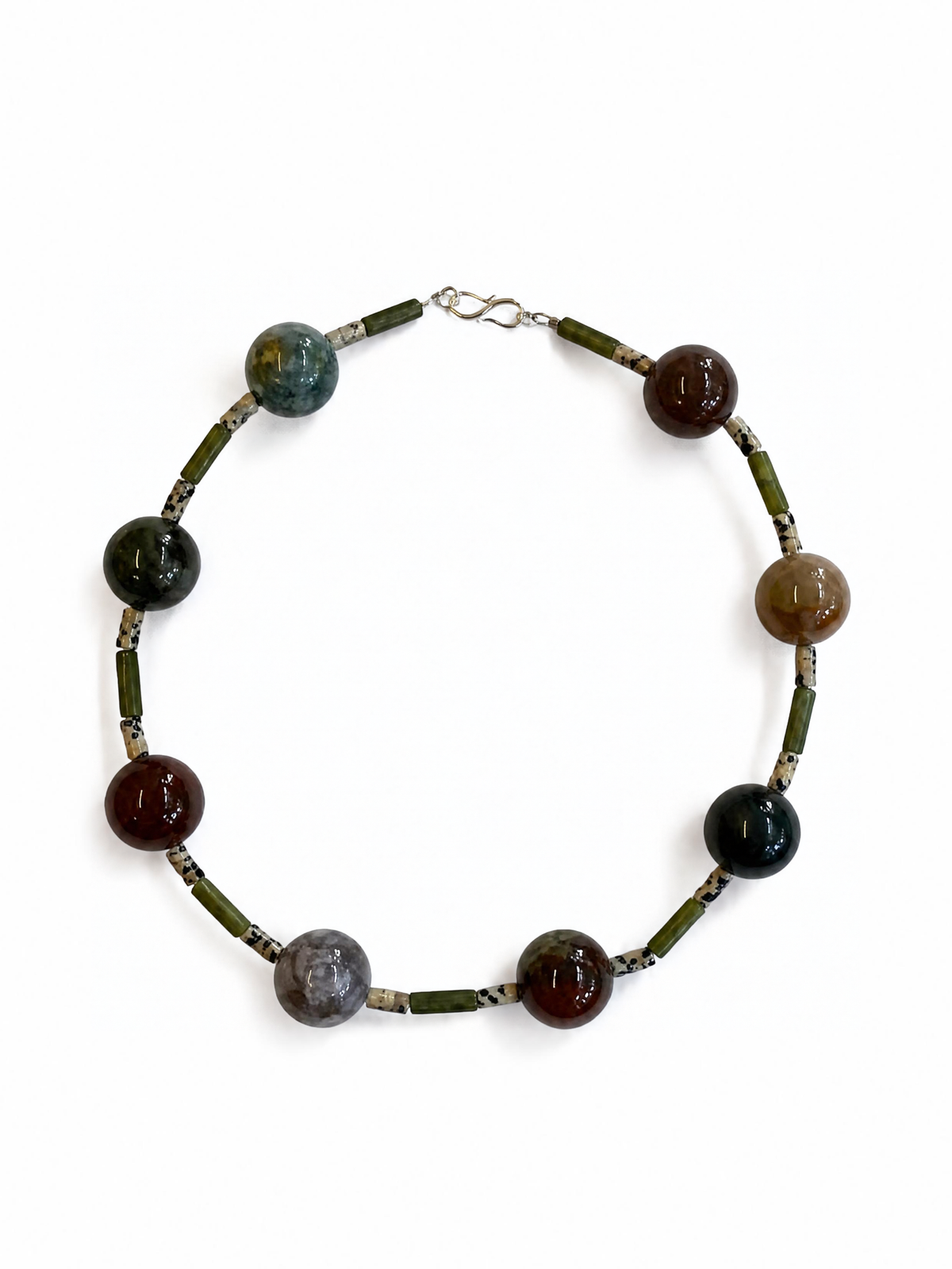 JASPE BOLA NECKLACE