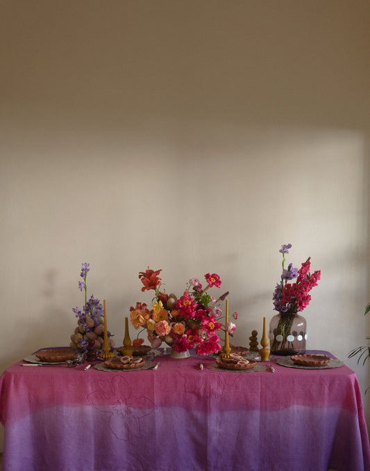 DYED TABLECLOTH