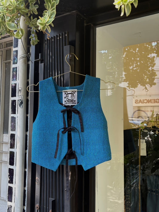 BLUE BARBARA VEST