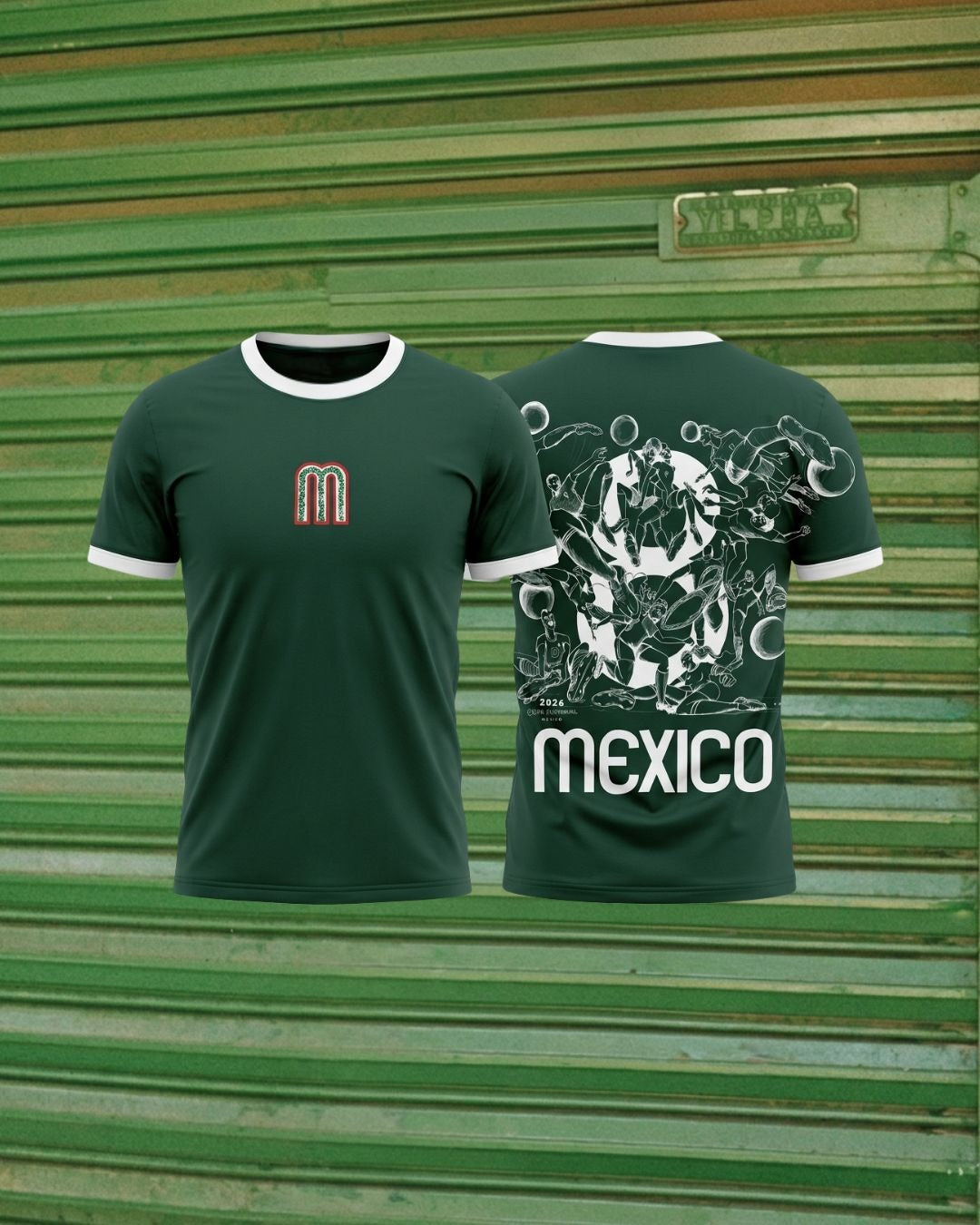 AURELIA X RUFUS MUNDIAL GREEN TEE - LIMITED EDITION