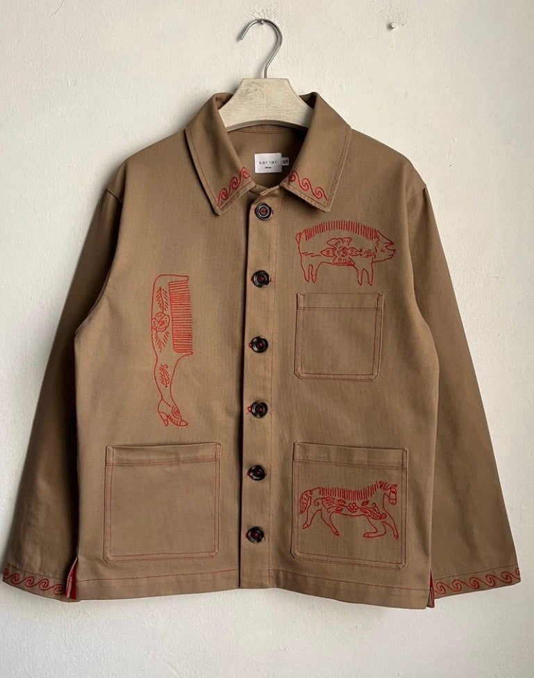 PEINE JACKET BEIGE
