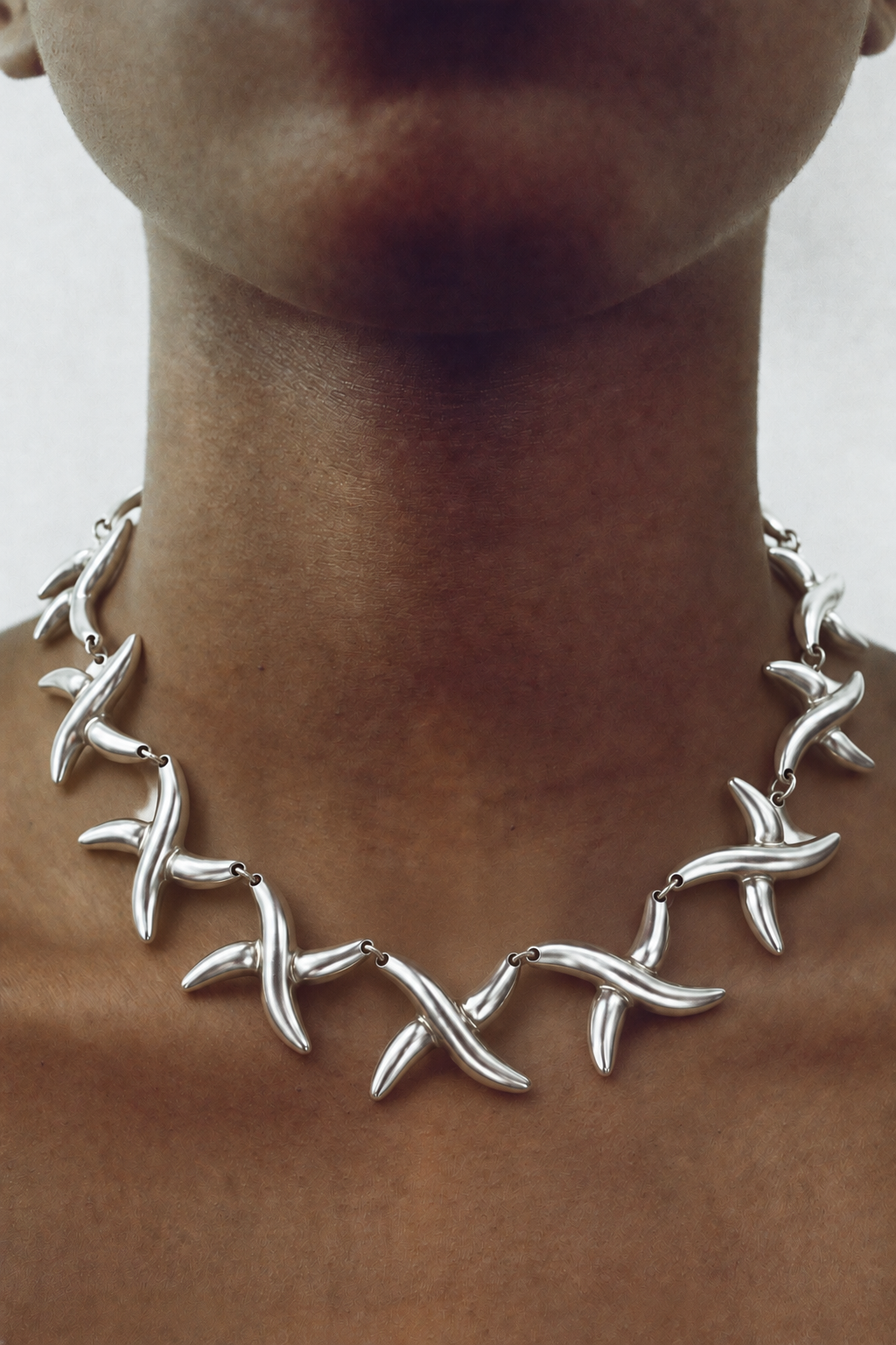 VINTAGE X LINK NECKLACE