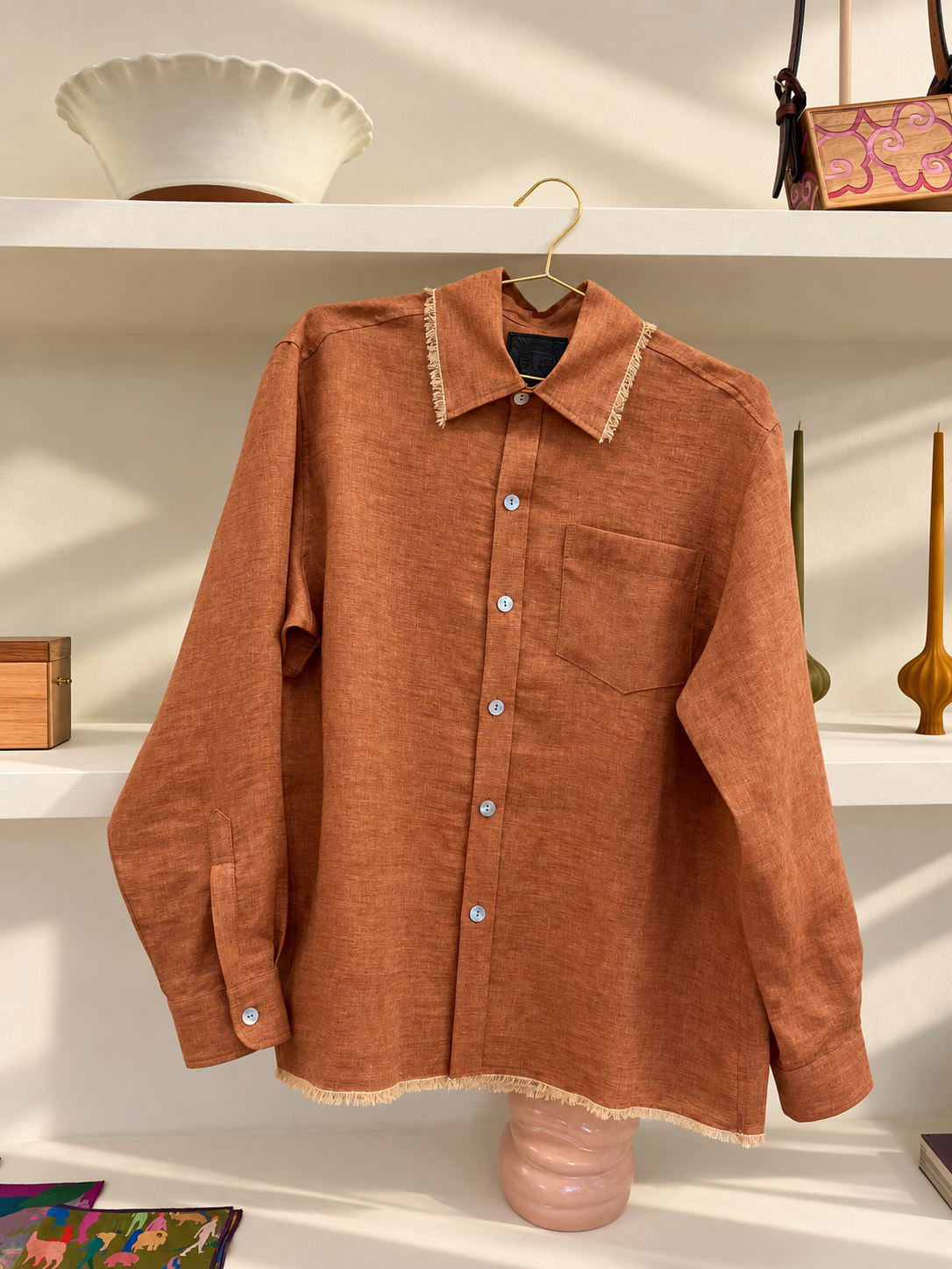 ORANGE SHIRT MENSWEAR