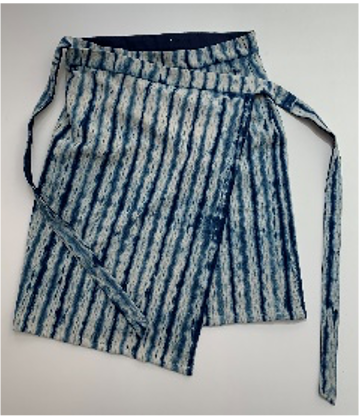 FALDA ENVOLVENTE AZUL