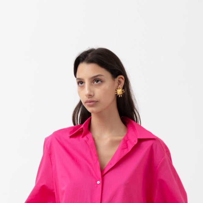 AZTEC HAND EARRINGS ORO