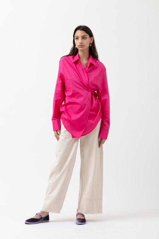 DOUBLE POSITION SHIRT FUCHSIA