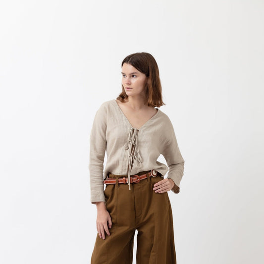 VERA TOP - BEIGE