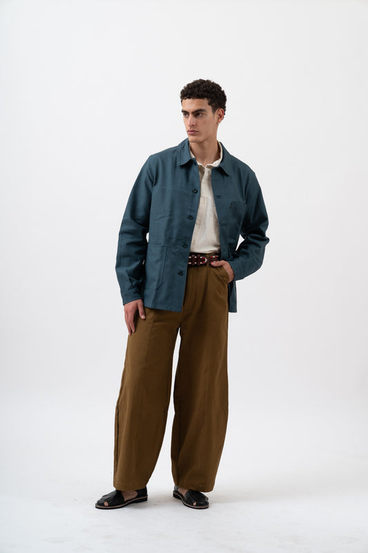 VESTON 100% COTON VERT