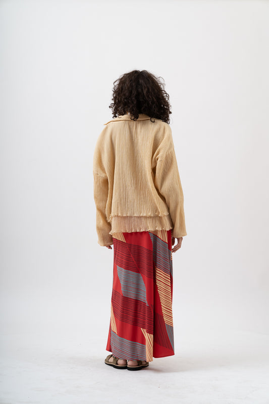 BEACHWEAR SKIRT IN CROSS BEACH