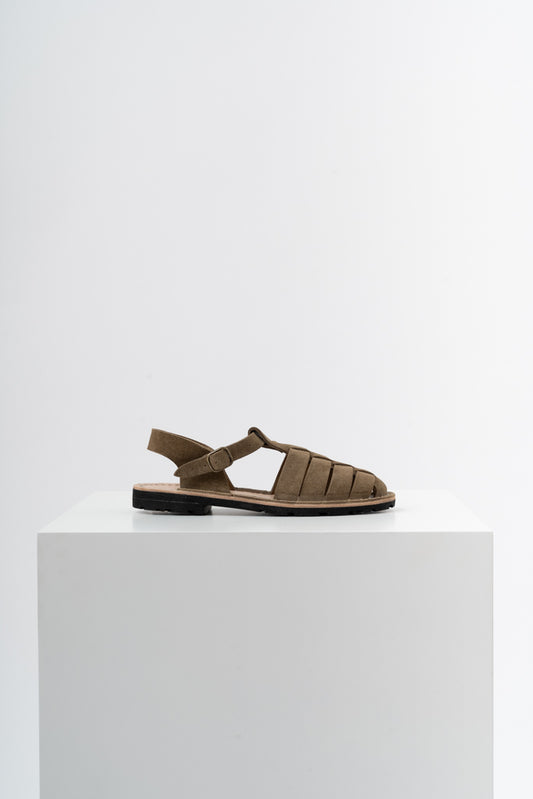 ARTISANAL SANDALS 10/09 KHAKI SUEDE