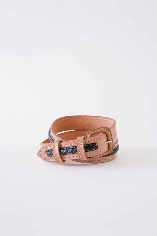 BEIGE ROPE BELT