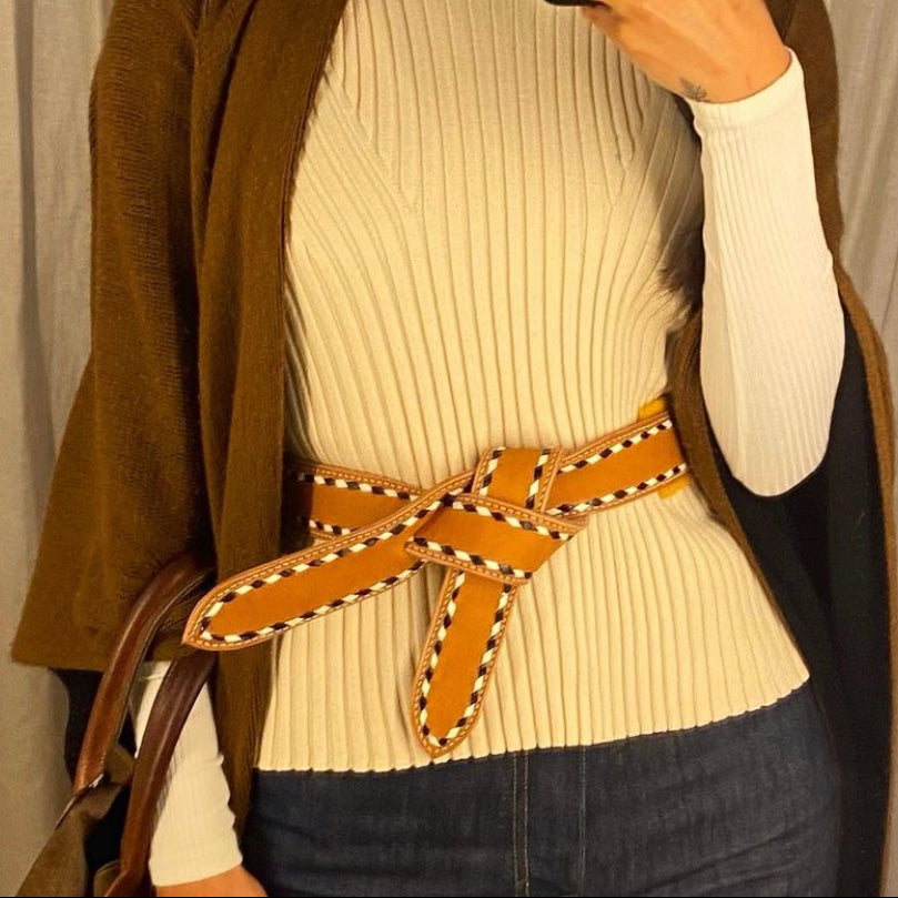 TAN NUDO BELT