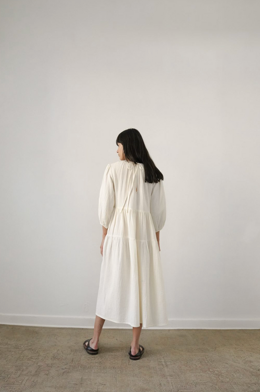 NELLA DRESS - CREAM