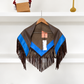 FRINGED LEATHER SHAWL