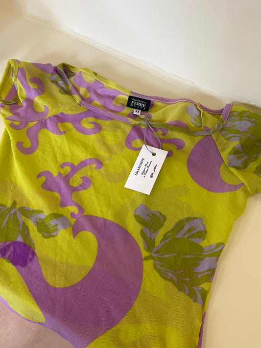 GIANFRANCO FERRE SHORT SLEEVE IN GREEN