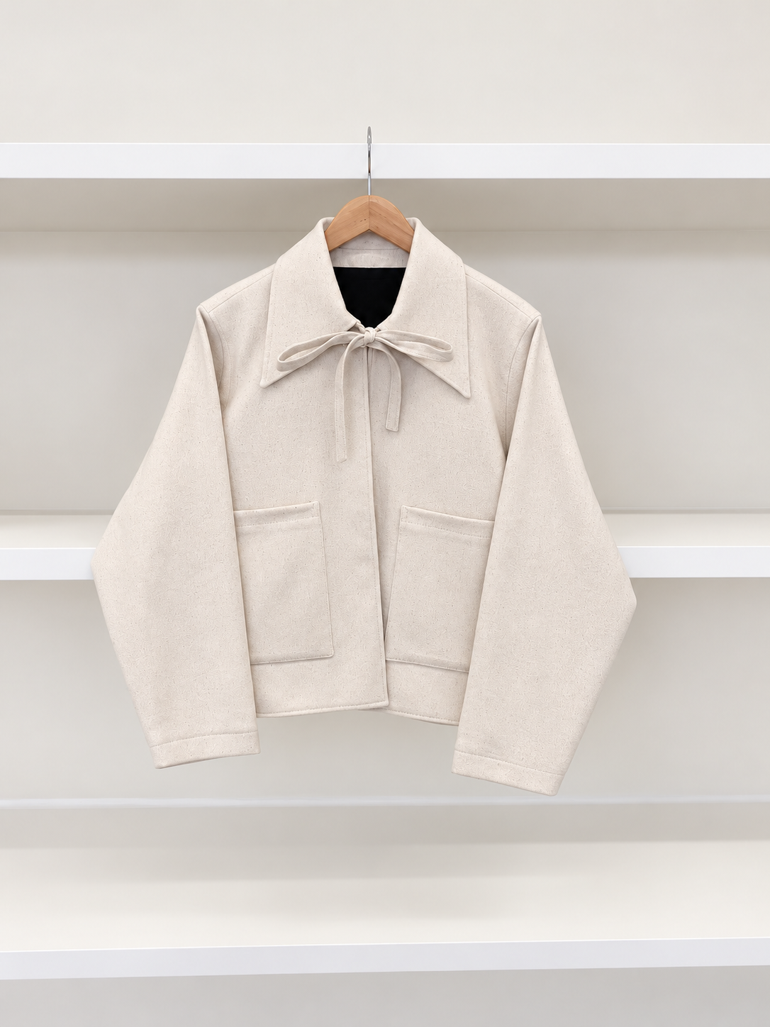 WHITE BOW JACKET