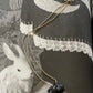 SHELL OBSIDIAN NECKLACE