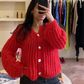RED BABY ALPACA SWEATER