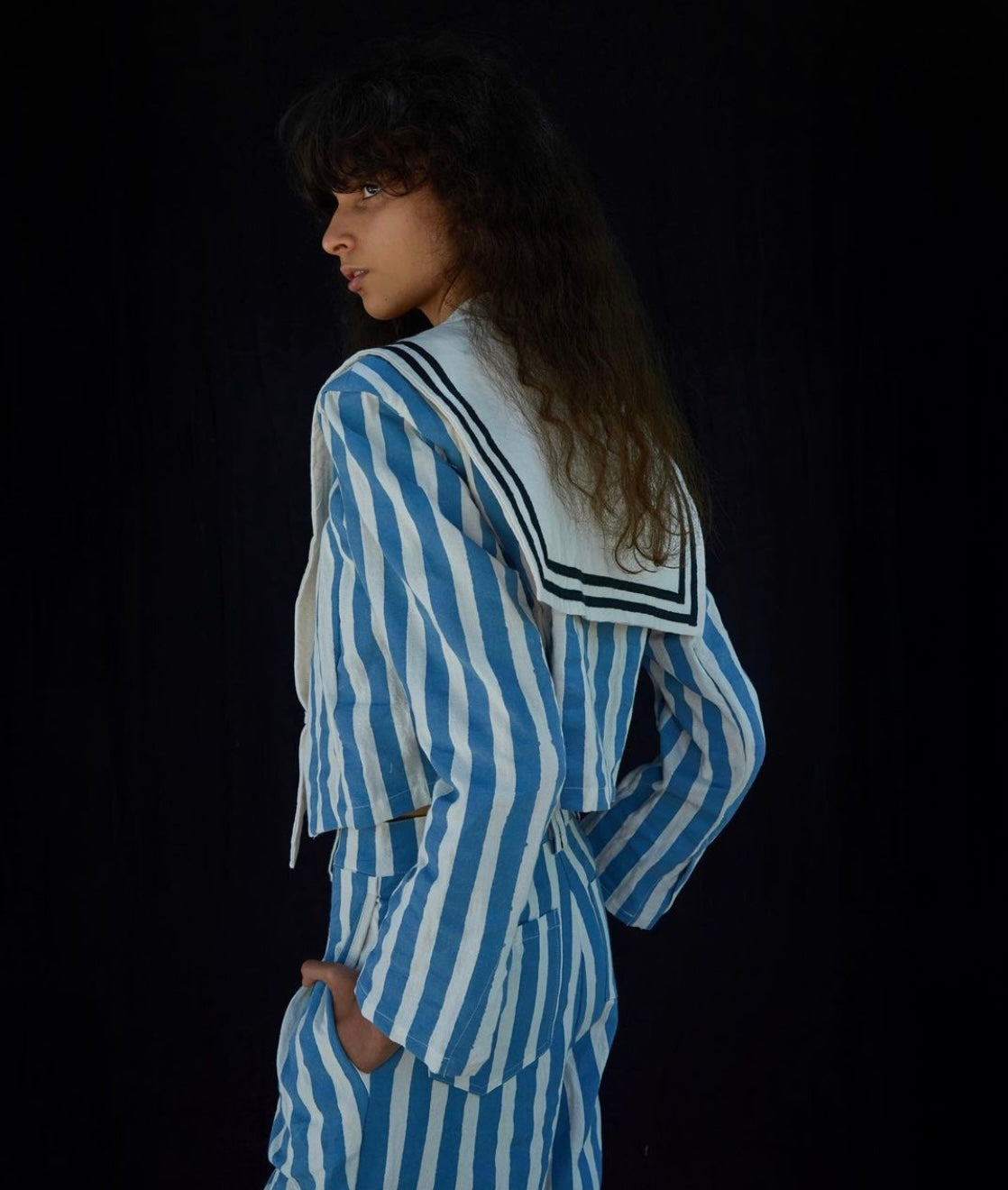 CORTA MARINERA JACKET SAILOR - BLUE STRIPES