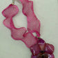 PINK ORCHID NECKLACE