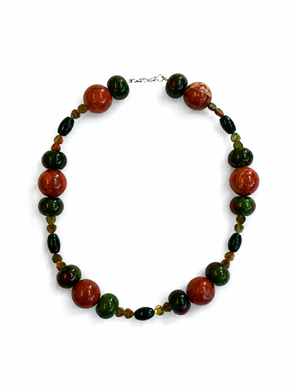 RED JASPE NECKLACE