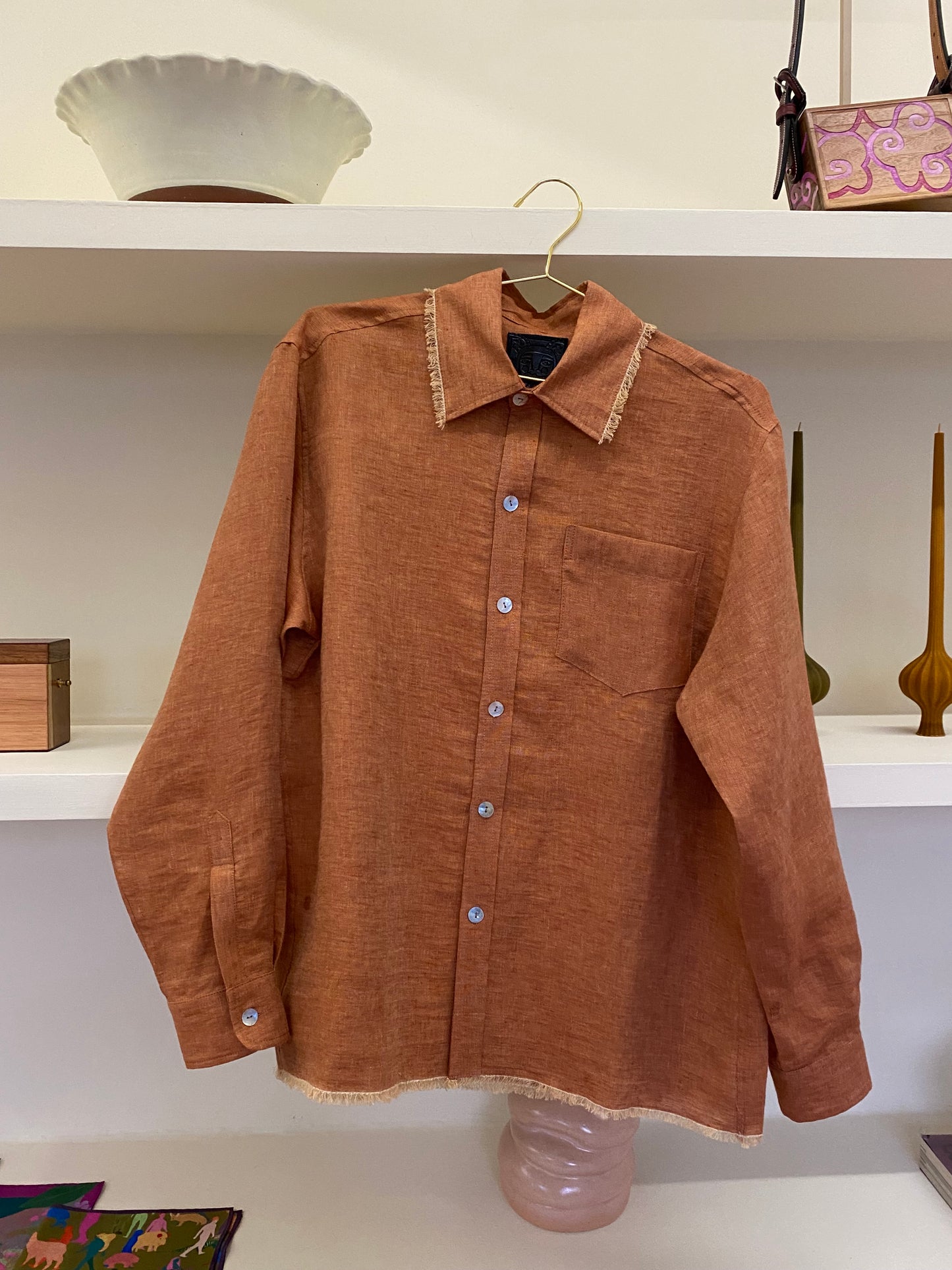 ORANGE SHIRT MENSWEAR