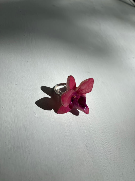 PINK ORCHID RING