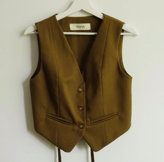 HALL VEST OCHRE