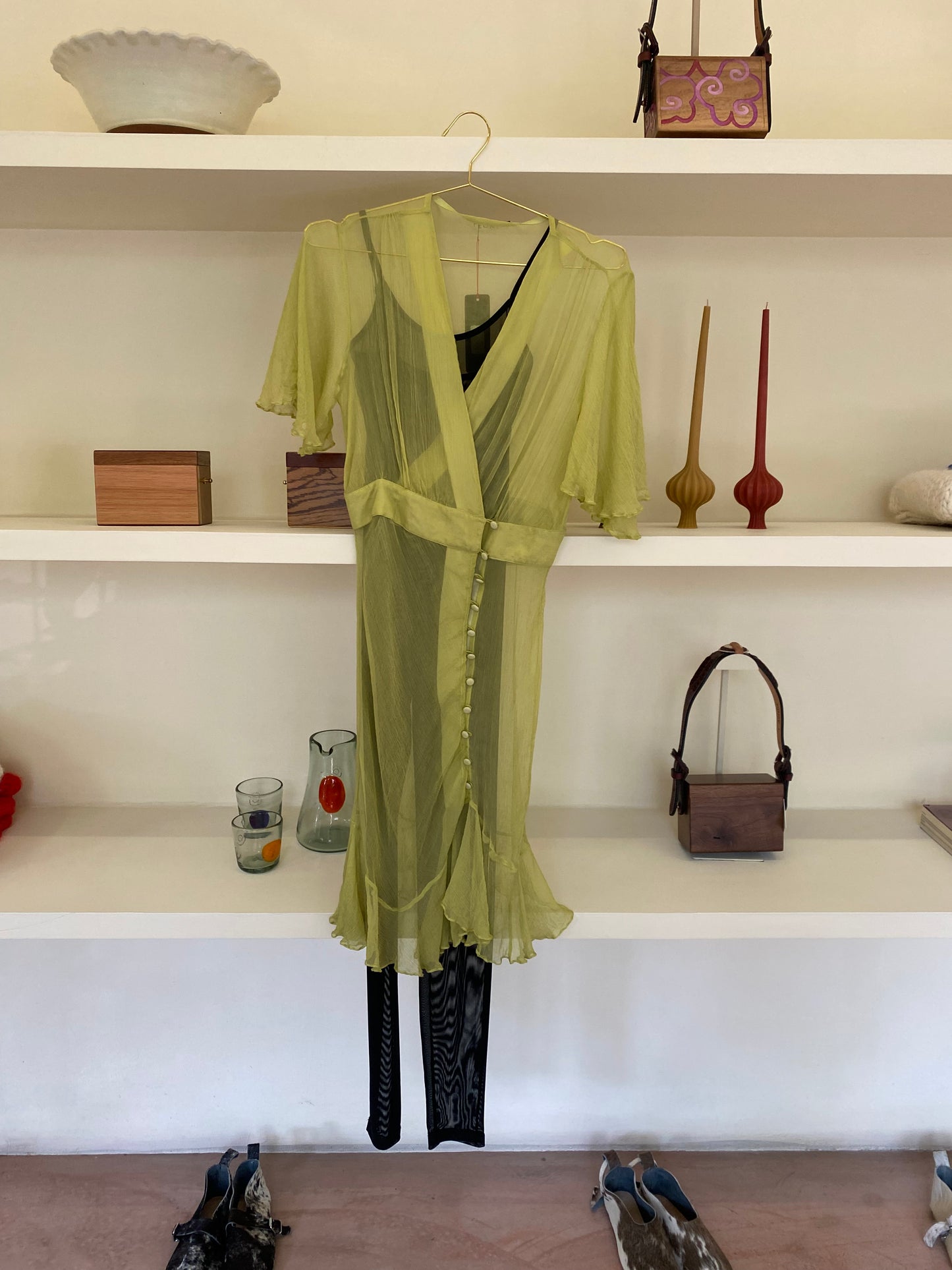 MARGUERITE GREEN DRESS