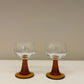 VINTAGE WINE GLASS