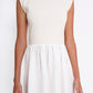 WHITE SALO DRESS