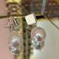 SILVER PEARL EARRINGS