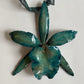 ORCHID NECKLACE - EMERALD GREEN