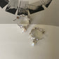 PEARL SILVER HOOPS