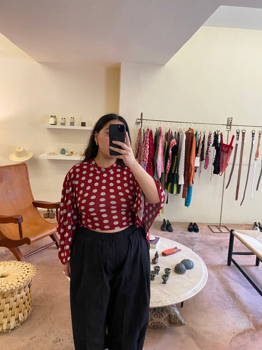 POLKA RED TOP