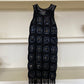 LEATHER WOVEN DRESS