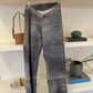 LEATHER GREY PANTS