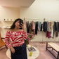 MOSCHINO RED ZEBRA TOP