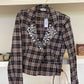 SONIA RYKIEL - CHAQUETA CUADROS BRILLANTES