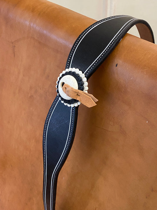 SOLID BLACK CORRELLON BELT