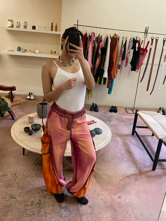 PINK AND ORANGE PANTS