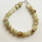 LIME GREEN ONYX NECKLACE