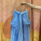 PANNIER SKIRT - FULL STRIPES BLUE