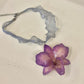 PURPLE ORCHID NECKLACE