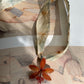 SILK ORANGE NECKLACE