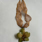 GREEN GOLD ORCHID NECKLACE
