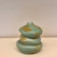 CERAMIC SCUPULTURE VASE MINT