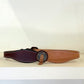 MIXED CORRELLON BELT BEIGE AND BURGUNDY
